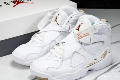 Retro White Jordan 8 OVO 1101